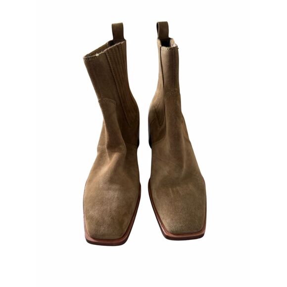 Dolce Vita Women's Irnie Snip-Toe Tailored Booties 9.5 Leather Block Heel NEW - Picture 3 of 8